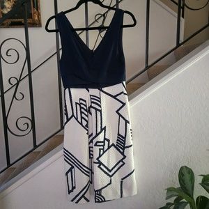 HD In PARIS Sleeveless Skater Dress Size 0.